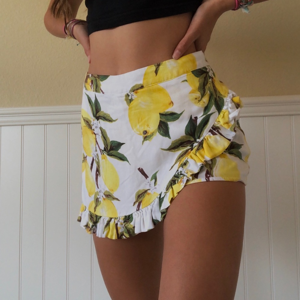 Lemon print Skort!